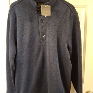 Men's Blue Henley Shirt